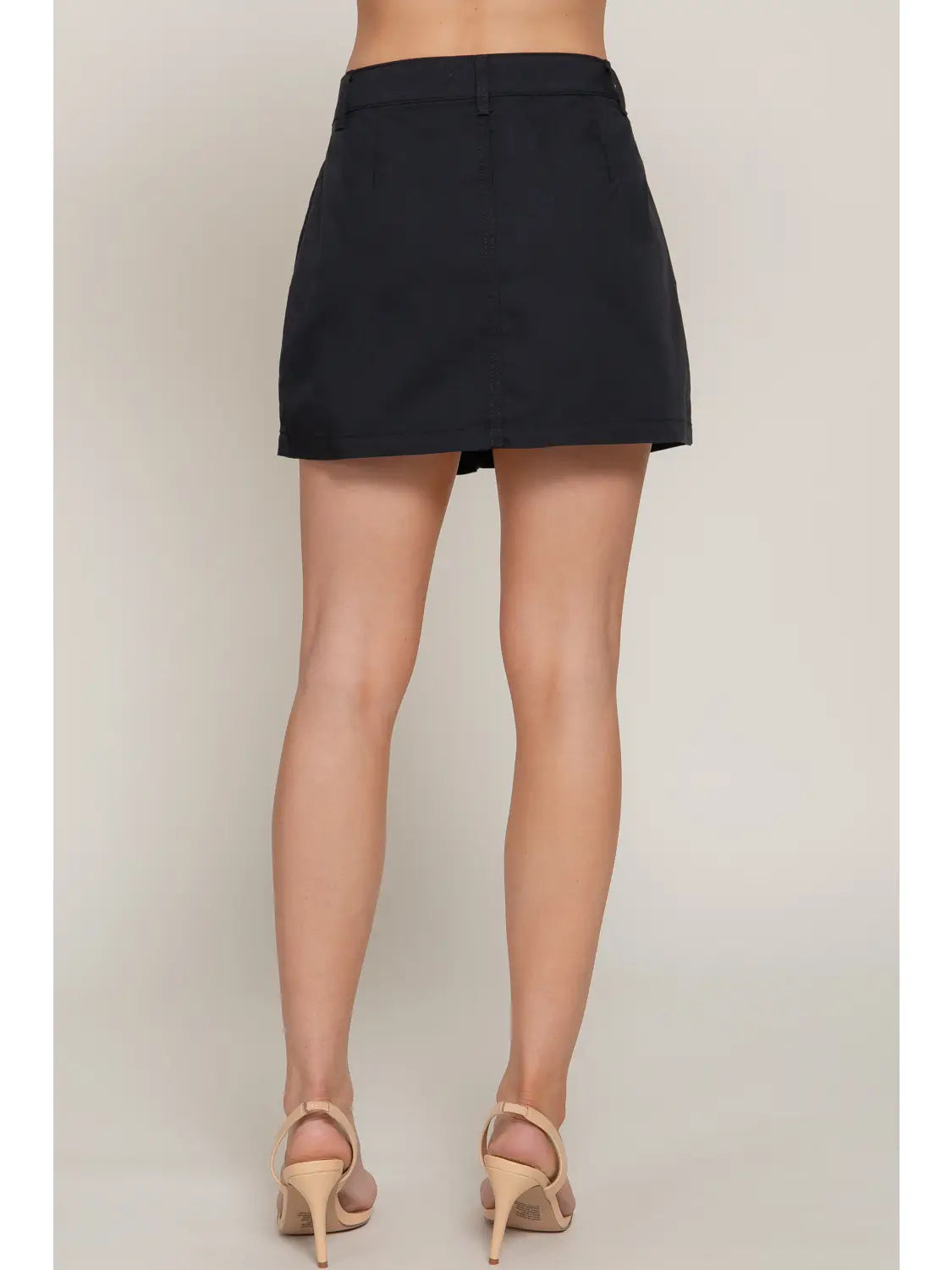 Pleated Mini Skirt