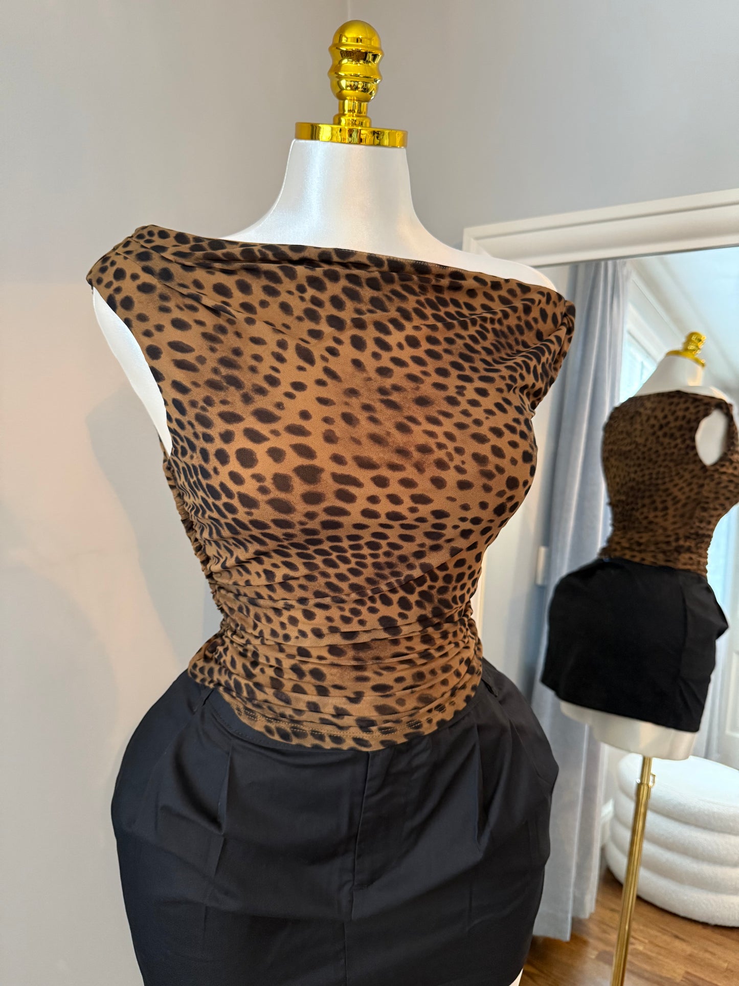 Wild Side Ruched Top