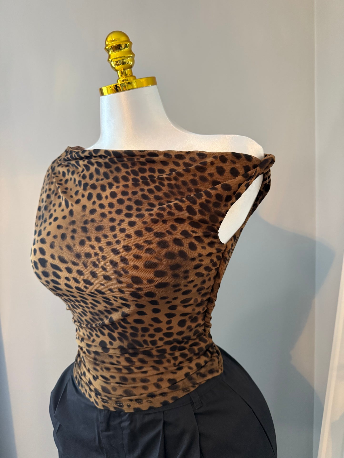 Wild Side Ruched Top