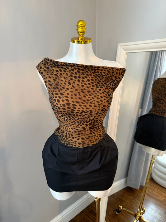 Wild Side Ruched Top